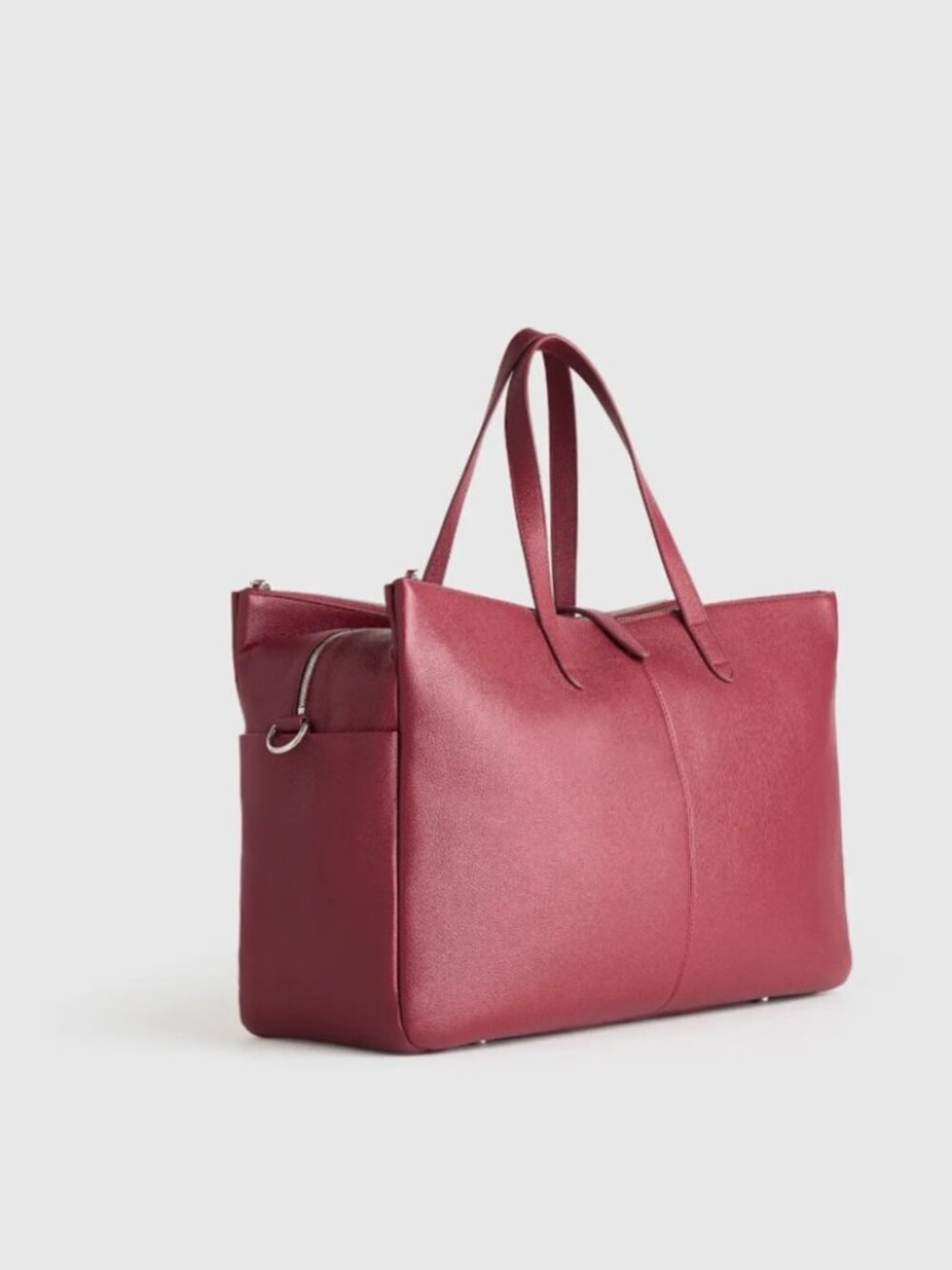 Quince Italian Leather Weekender Bag